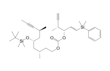 (3S,5S,7S)-5-((tert-Butyldimethylsilyl)oxy)-3,7-dimethyldec-8-yn-1-yl-((3R,4R,E)-1-(dimethyl(phenyl)-silyl)-4- methylhex-1-en-5-yn-3-yl)carbonate