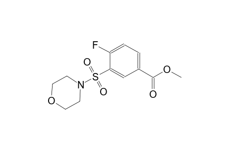 methyl 4-fluoro-3-(4-morpholinylsulfonyl)benzoate