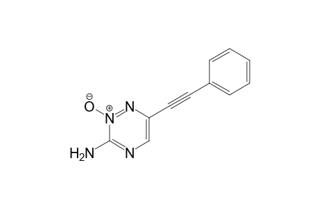 3-Amino-6-(phenylethynyl)-1,2,4-triazine N2-oxide