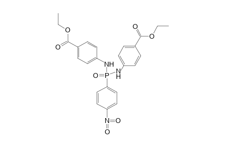 4,4'-[(p-nitrophenyl)phosphinylideneiimino]dibenzoic acid, diethyl ester