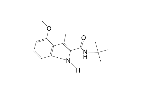 N-tert-butyl-4-methoxy-3-methylindole-2-carboxamide