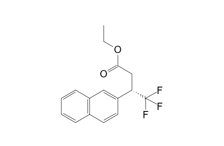 Ethyl (S)-4,4,4-trifluoro-3-(naphthalen-2-yl)butanoate