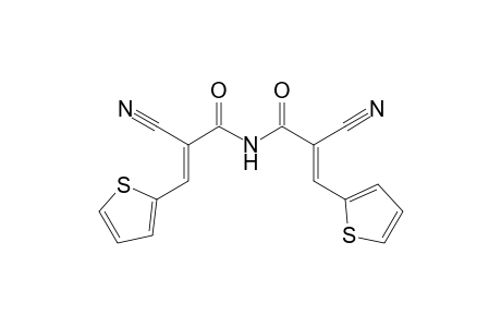 bis[2'-Cyano-3'-(2"-thienyl)-2'-propenoyl]amine