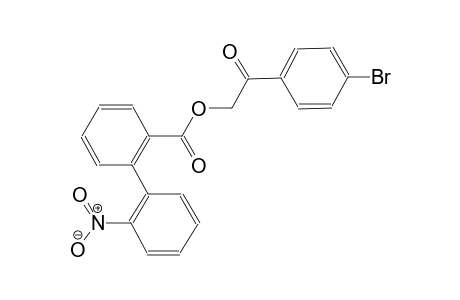 [1,1'-biphenyl]-2-carboxylic acid, 2'-nitro-, 2-(4-bromophenyl)-2-oxoethyl ester