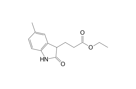 Ethyl 2,3-dihydro-5-methyl-2-oxo-1H-indole-3-propanoate