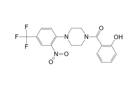 (2-Hydroxy-phenyl)-[4-(2-nitro-4-trifluoromethyl-phenyl)-piperazin-1-yl]-methanone