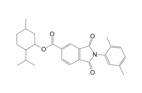 1H-isoindole-5-carboxylic acid, 2-(2,5-dimethylphenyl)-2,3-dihydro-1,3-dioxo-, 5-methyl-2-(1-methylethyl)cyclohexyl ester