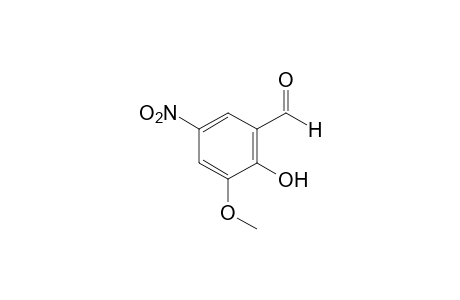 3-Methoxy-5-nitrosalicylaldehyde