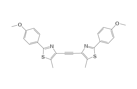 2-(4-methoxyphenyl)-4-[2-[2-(4-methoxyphenyl)-5-methyl-thiazol-4-yl]ethynyl]-5-methyl-thiazole