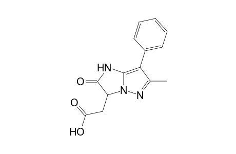 (6-Methyl-7-phenyl-2-oxo-2,3-dihydro-1H-imidazolo[1,2-b]pyrazol-3-yl)acetic Acid