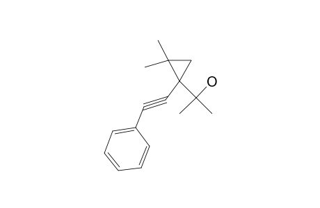 Propan-2-ol, 2-(2,2-dimethyl-1-phenylethynylcyclopropyl)-