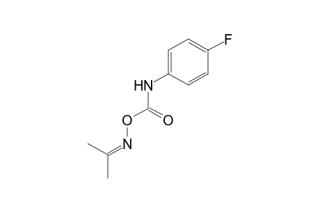 acetone, O-[(p-fluorophenyl)carbamoyl]oxime