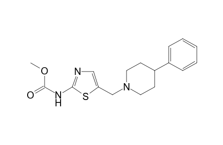 Carbamic acid, [5-[(4-phenyl-1-piperidinyl)methyl]-2-thiazolyl]-, methyl ester