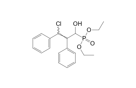 (3-chloro-2,3-diphenyl-1-hydroxyallyl)phosphonic acid, diethyl ester