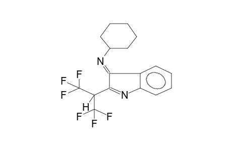 2-HEXAFLUOROISOPROPYL-3-CYCLOHEXYLIMINOINDOLENINE