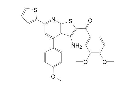 [3-amino-4-(4-methoxyphenyl)-6-(2-thienyl)thieno[2,3-b]pyridin-2-yl](3,4-dimethoxyphenyl)methanone