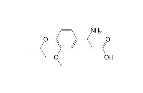 3-Amino-3-(3-methoxy-4-propan-2-yloxyphenyl)propanoic acid