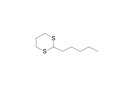 1,3-Dithiacyclohexane, 2-pentyl-