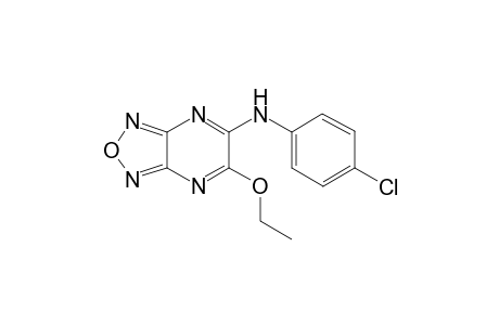 Furazano[3,4-b]pyrazine, 5-(4-chlorophenylamino)-6-ethoxy-