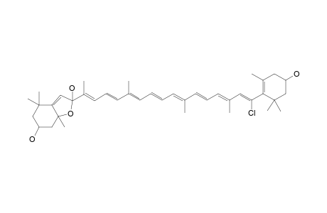 7'-Chloro-5,8-epoxy-5,8-dihydro-.beta.,.beta.-carotene-3,8,3'-triol