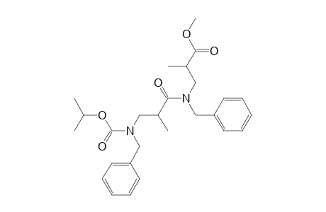 .beta.-ala-.beta.-ala, N,N'-Dibenzyl-2,2'-dimethyl-N-(isopropyloxycarbonyl)-, methyl ester (isomer 1)