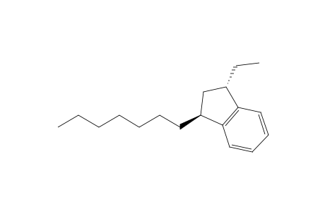 1-Ethyl-trans-3-n-heptyl-2,3-dihydroindene