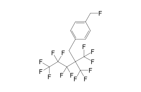 1-(fluoromethyl)-4-[3,3,4,4,5,5,5-heptafluoro-2,2-bis(trifluoromethyl)pentyl]benzene