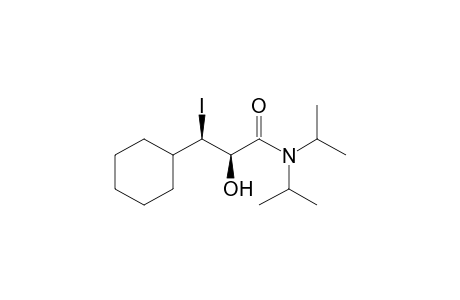 (2R*,3R*)-3-Cyclohexyl-2-hydroxy-3-iodo-N,N-diisopropylpropanamide