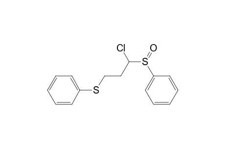 1-Chloro-3-phenylthiopropyl phenyl sulfoxide