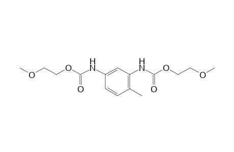 (4-methyl-m-phenylene)dicarbamic acid, bis(2-methoxyethyl)ester