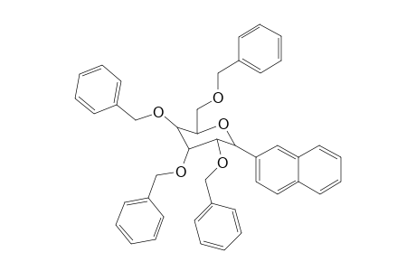 1,5-Anhydro-1,3,4,6-tetra-o-benzyl-1-C-(naphthalen-2'-yl)-D-glucitol