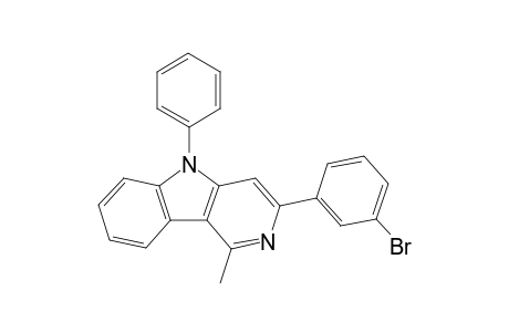 3-(3-bromophenyl)-1-methyl-5-phenyl-5H-pyrido[4,3-b]indole