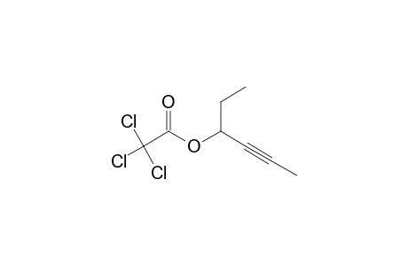 Trichloroacetic acid, hex-4-yn-3-yl ester