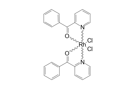 DI-(2-BENZOYLPYRIDINYL)-DICHLORO-RHODIUM(II)-COMPLEX