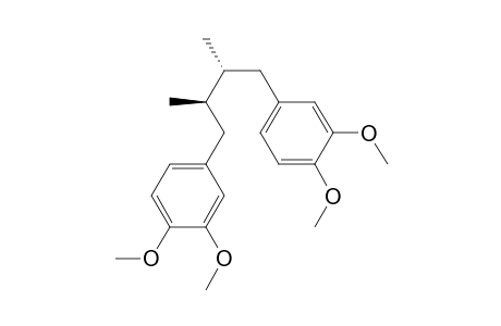 4-[(2R,3R)-4-(3,4-dimethoxyphenyl)-2,3-dimethyl-butyl]-1,2-dimethoxy-benzene