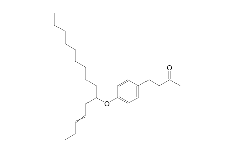 4-(4-(pentadec-3-en-6-yloxy)phenyl)butan-2-one