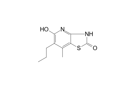 Thiazolo[4,5-b]pyridin-2(3H)-one, 5-hydroxy-7-methyl-6-propyl-