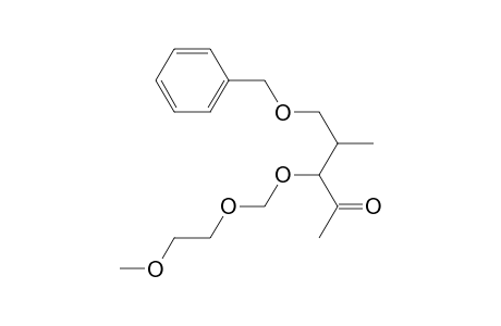 (3S,4S)-5-Benzyloxy-3-methoxyethoxymethoxy-4-methylpentan-2-one