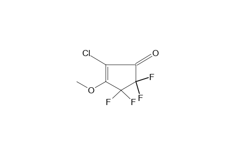 2-chloro-3-methoxy-4,4,5,5-tetrafluoro-2-cyclopenten-1-one