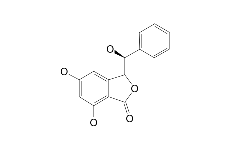 (+/-)-MATTEUCEN-D;(3RS,8RS)-5,7-DIHYDROXY-3-[HYDROXY-(PHENYL)-METHYL]-ISOBENZOFURAN-1(3H)-ONE