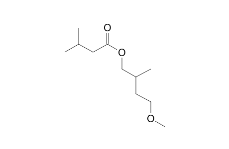 Isovaleric acid, 4-methoxy-2-methylbutyl ester