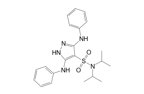 N,N-Diisopropyl-3,5-dianilinopyrazole-4-sulfonamide