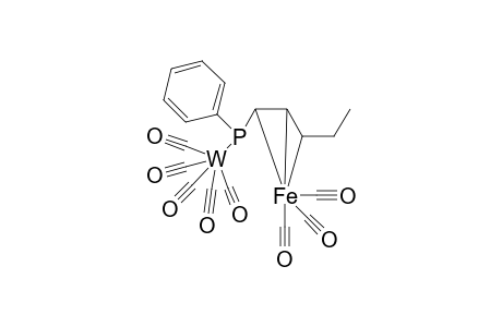 {1-[(Pentacarbonyl-tungsten)phenyl-phospha]-4-methylbutadiene} - (tricarbonyl-iron)