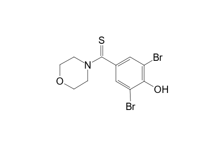 2,6-Dibromo-4-(4-morpholinylcarbothioyl)phenol