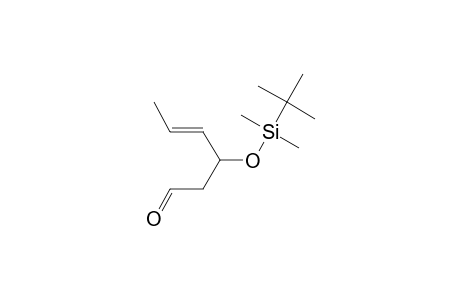 (4E)-3-([tert-Butyl(dimethyl)silyl]oxy)-4-hexenal