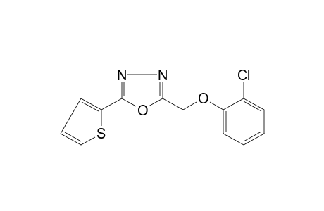 2-[(o-chlorophenoxy)methyl]-5-(2-thienyl)-1,3,4-oxadiazole