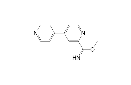 Methyl 4,4'-Bipyridine-2-carboximidate