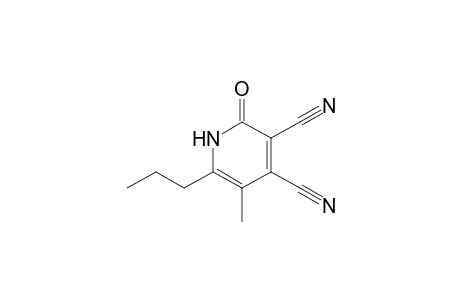 5-Methyl-6-n-propyl-3,4-dicyano-2-oxo-1,2-dihydropyridine