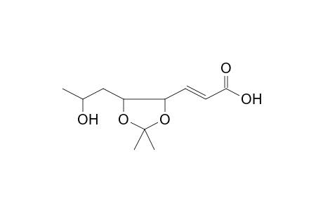 1-c-[(E)-2-Carboxyethenyl]-3,5-dideoxy-1,2-O-(1-methylethylidene)pentitol
