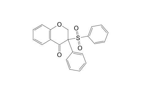 3-Phenyl-3-(phenylsulfonyl)chroman-4-one